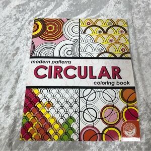 Mindware modern patterns circular coloring book